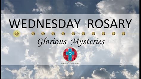 pray the rosary wednesday christian cross